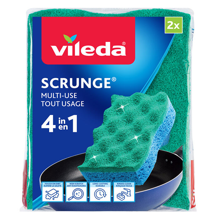 Vileda Scrunge Multi-Use Scrub Sponge