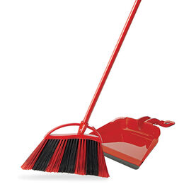 Super Angle One Sweep Broom with Step-On Dust Pan