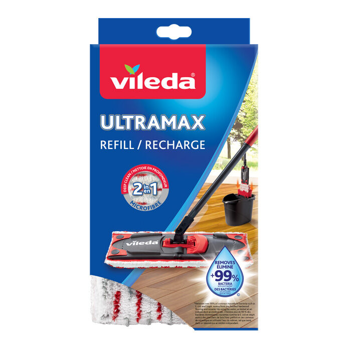Lot de 4 Replacement Microfibre Pad pour Vileda EasyWring Ultramax